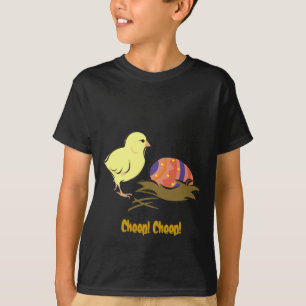 Easter chick and painted egg T-Shirt