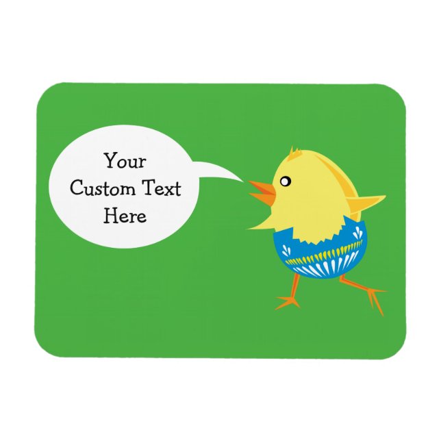 Easter Chick custom magnet (Horizontal)