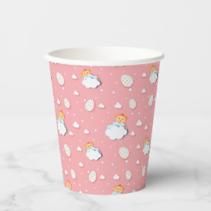 Easter Chick & Eggs Pattern Cut-out Paper Cups