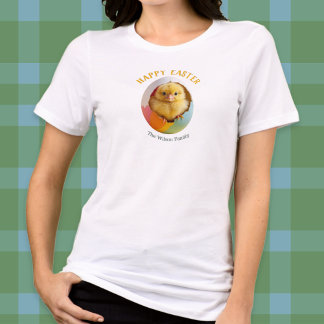 Easter Chick Hatching from Colourful Egg Tri-Blend Shirt