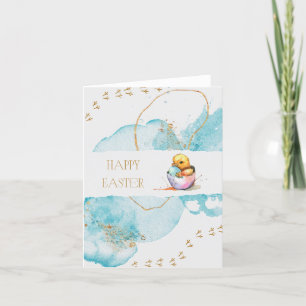 Easter Chick Holiday Card