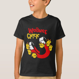 Easter Chick Magnet Funny Chicken Pun Graphic _1 T-Shirt