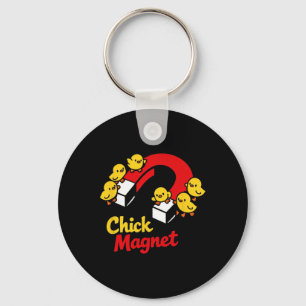 Easter Chick Magnet Funny Chicken Pun Graphic  Key Ring
