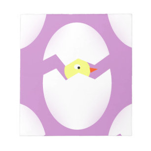 easter chicken egg notepad