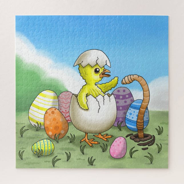 Easter Chicken Jigsaw Puzzle (Vertical)