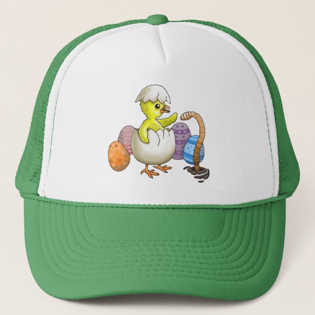 Easter Chicken Trucker Hat (Front)