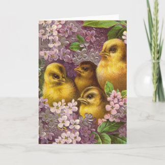 Easter Chicks Holiday Card