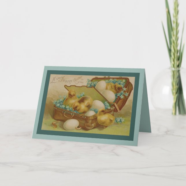 Easter Chicks Holiday Card (Front)