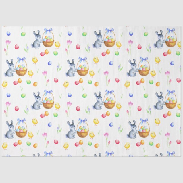 Easter Chicks Series Design 7 Tissue Paper (Front)