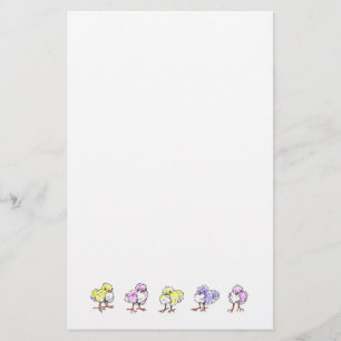 Easter Chicks Stationery
