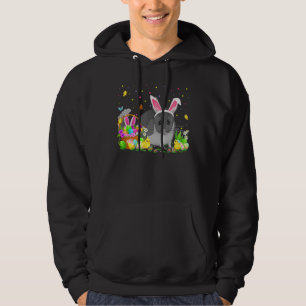 Easter Chinchilla Bunny Egg Hunting Chinchilla Eas Hoodie