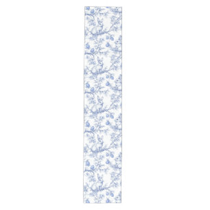 Easter Chinoiserie Toile De Jouy Table Runner