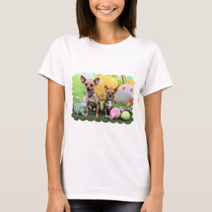 Easter - Chipin Rockwell - Chihuahua Rambo - Mahne T-Shirt