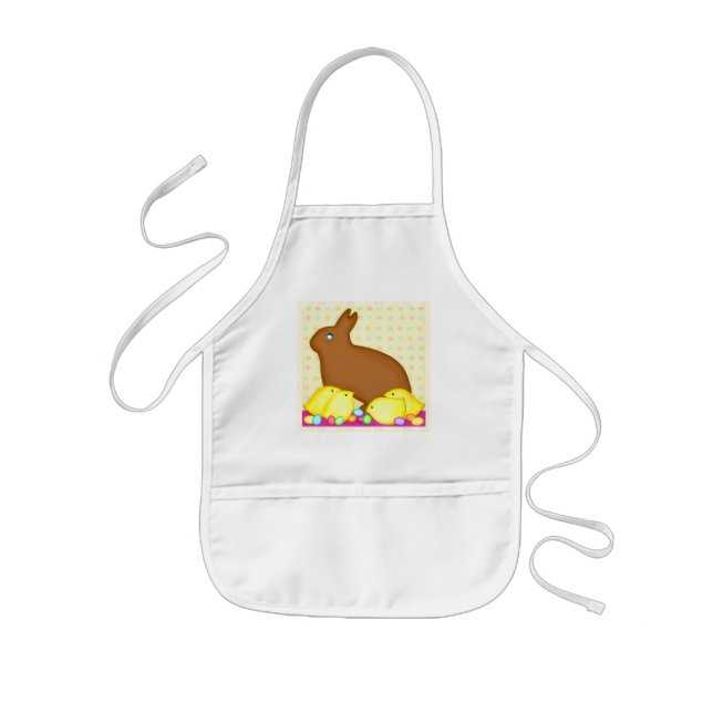 Easter Chocolate Bunny Apron (Front)
