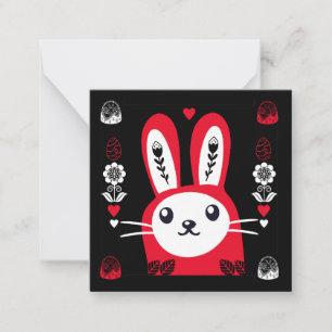 Easter Chocolate Bunny Decor Card