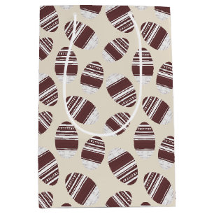 Easter Chocolate Egg Pattern Medium Gift Bag