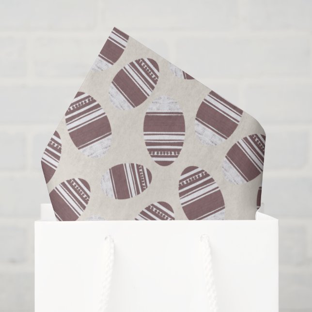 Easter Chocolate Egg Pattern Tissue Paper (Gift Bag)