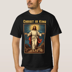 Easter Christ is King Christian  T-Shirt