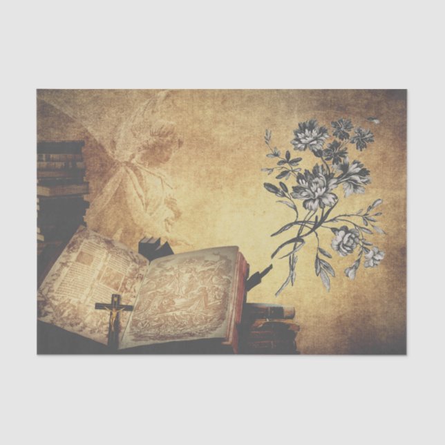 Easter Christian Holy Decoupage  Tissue Paper (Front)