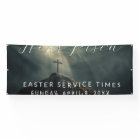 Easter Church Service Banner for Outdoor Use