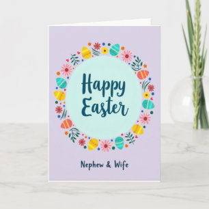 Easter Circle Pattern Card