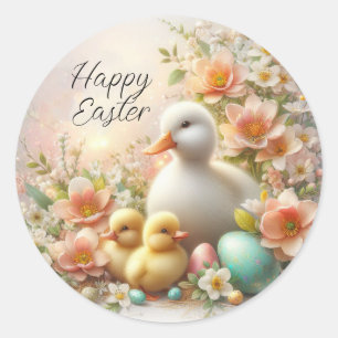 Easter Classic Round Sticker