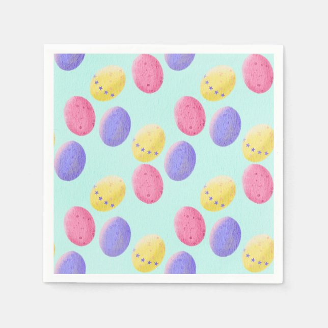 Easter colour eggs napkin (Front)