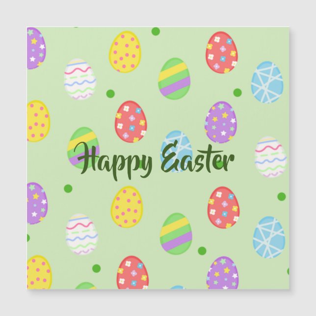 Easter colourful Eggs Festive  (Front)