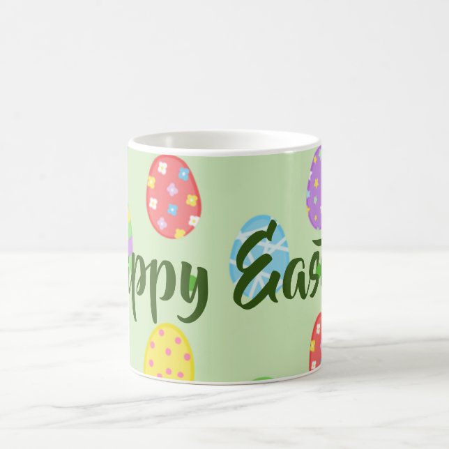 Easter colourful Eggs Festive       Coffee Mug (Center)