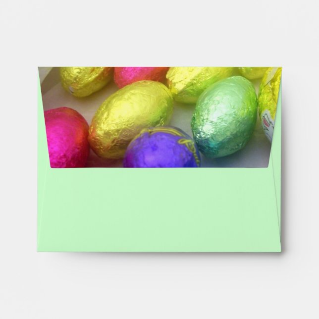 'Easter Colours' Envelopes (Spring Green) (Back (Top Flap))
