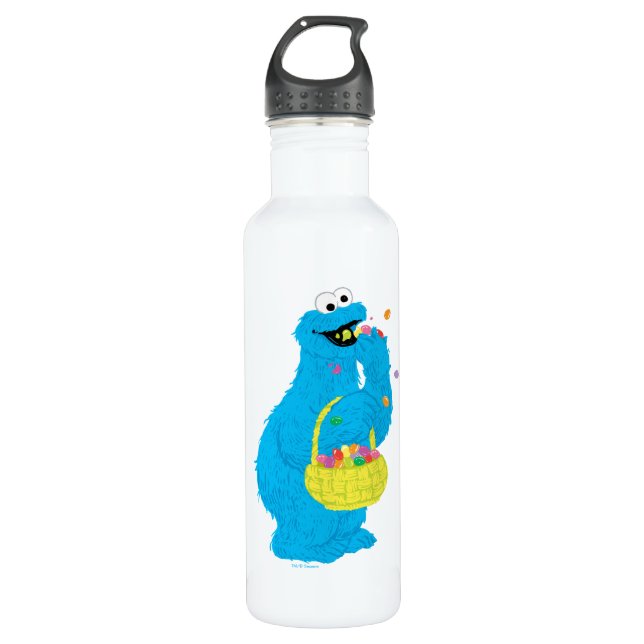 Easter Cookie Monster 710 Ml Water Bottle (Front)