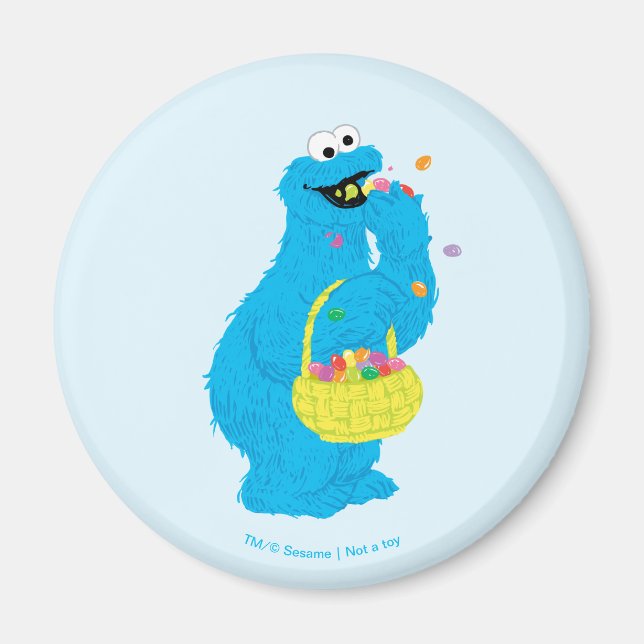 Easter Cookie Monster Magnet (Front)