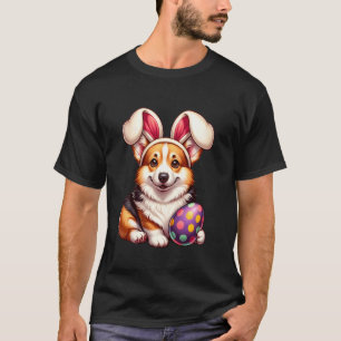 Easter Corgi Dog Dogs Pets Lovers Rabbits Egg Eggs T-Shirt