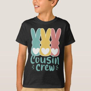 Easter Cousin Crew Squad Family Matching Bunnies T T-Shirt