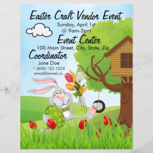 Easter Craft Vendor Event Advertising Template