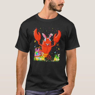 Easter Crawfish Bunny Egg Hunting Crawfish Easter  T-Shirt