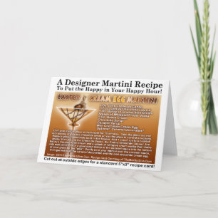 Easter Cream Egg Martini Recipe Cards