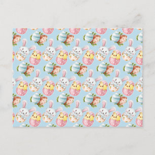 Easter Critters Postcard