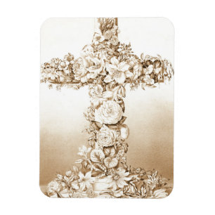Easter Cross 1869 Magnet