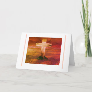 Easter Cross 2 Holiday Card