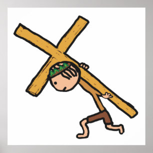 Easter Cross Crucifix Poster