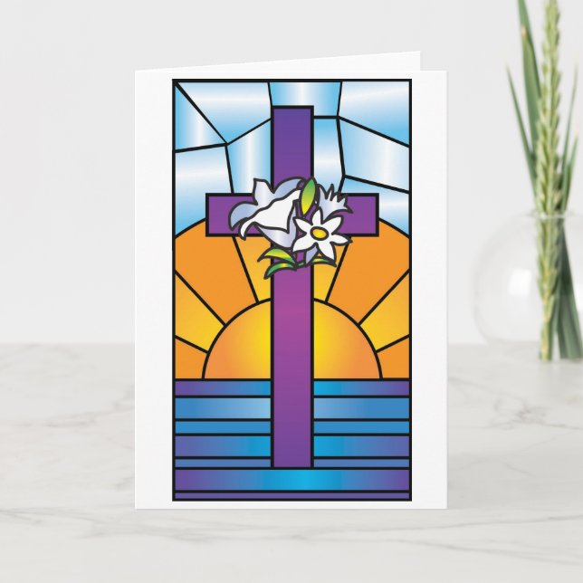 Easter Cross Holiday Card (Front)