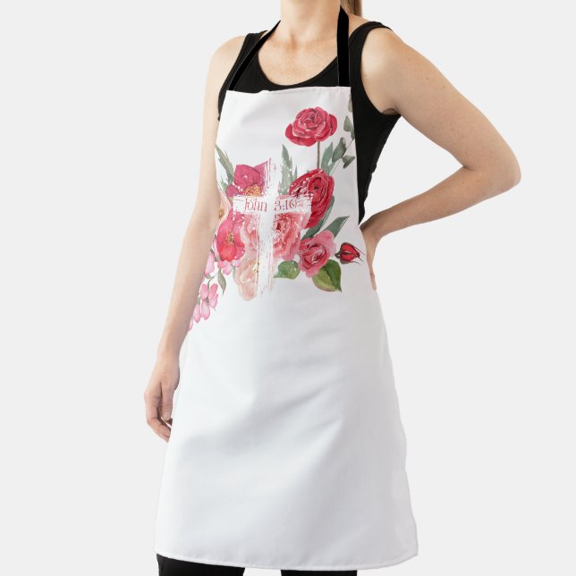 Easter/Cross/John3:16/Jesus Apron (Insitu)