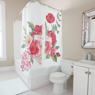 Easter/Cross/John3:16/Jesus Shower Curtain