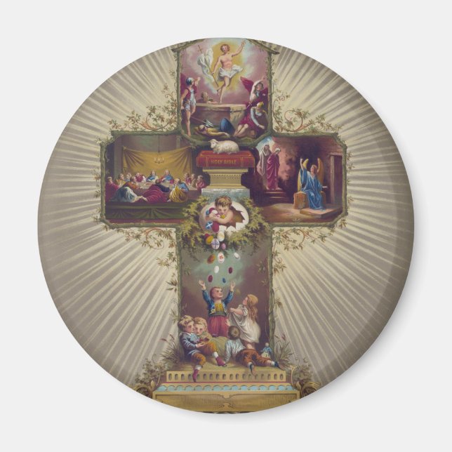 Easter Cross Magnet (Front)