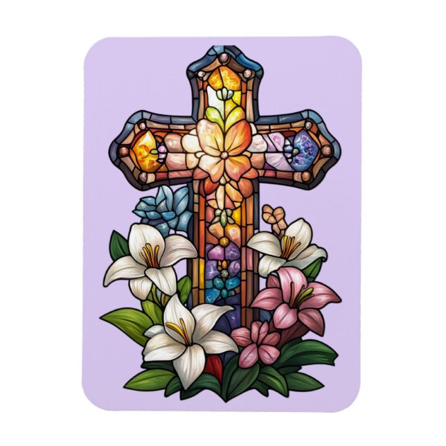 Easter Cross Magnet (Vertical)