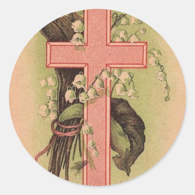 Easter Cross sticker (Front)