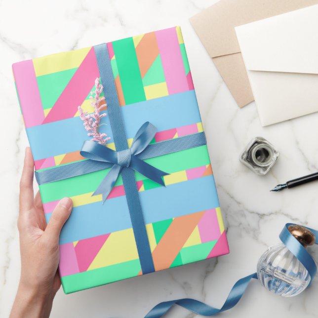 Easter Crossed Lines Wrapping Paper (Gifting)