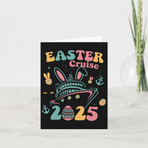 Easter Cruise 2025 Bunny Cruise Ship Easter Family Card