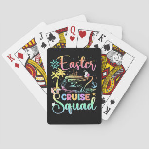 Easter Cruise 2026 Squad Cruising Holiday Family Playing Cards